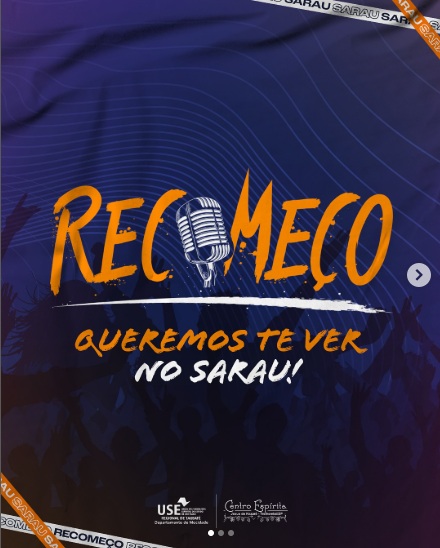 Sarau do Recomeço – DM/USE Taubaté
